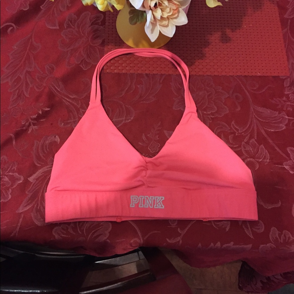 NWOT VSPINK HALTER SPORTS BRA sold
